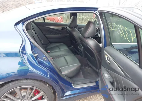 2018 Infiniti Q50 3.0T Red Sport 400 z USA, uszkodzony, nr VIN JN1FV7AR7JM480942